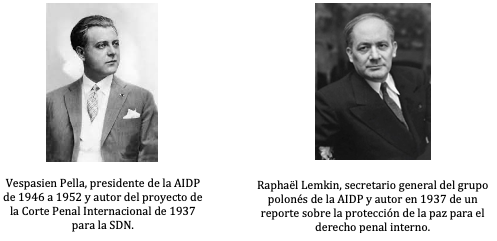 Vespasien Pella y Raphäel Lemkin