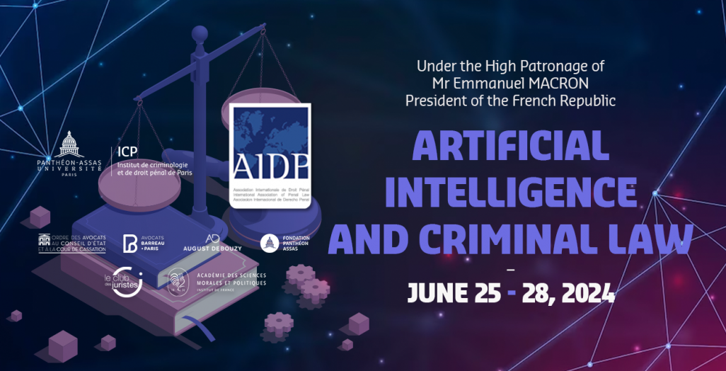 Artificial Intelligence and Criminal Law, Centenary Congress of the IAPL